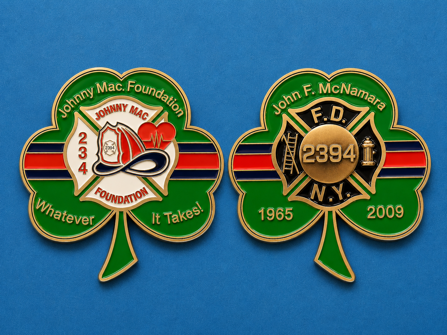 Standard Johnny Mac Foundation Challenge Coin